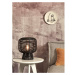 Čierna stolová lampa s ratanovým tienidlom (výška 30 cm) Tanami – Good&amp;Mojo