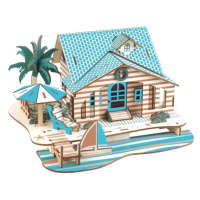 Woodcraft Drevené 3D puzzle Vila na Bali