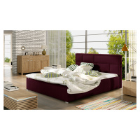 ELTAP LATINA 200X200 + DREVENY KARKAS, MAT VELVET 68, DARK PURPLE, 27136