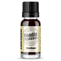 Prírodná koncentrovaná vôňa 15ml čierny bez - Foodie Flavours - Foodie Flavours