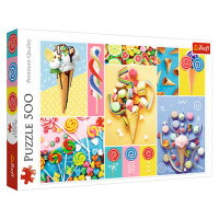 Trefl Puzzle 500 - Obľúbené sladkosti