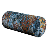 Dekoria Valček jednoduchý, modro-oranžová, Ø 16 x 40 cm, Intenso Premium, 144-37