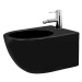 Rea CARLO mini - závesný bidet 49x37, čierna matná,  REA-C9901