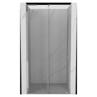 MEXEN/S - Velar L posuvné sprchové dvere 90 cm, transparent, chróm 871-090-003-01-01