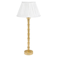 PR Home Stolná lampa Chloe zlatá/biela