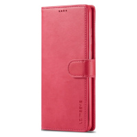 Diárové puzdro na Samsung Galaxy A14 LTE A145/A14 5G A146 Texture Calf Book červené