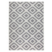 Sivý vonkajší koberec NORTHRUGS Malta, 200 x 290 cm