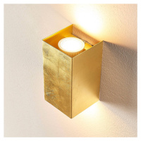 Zlaté nástenné svietidlo Tabita z kovu 2-pl.