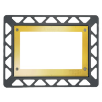Inštalačný rámček Tece Loop z plastu zlatá 9240648