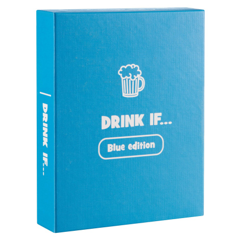 Spielehelden Drink if... Blue Edition, Hra na pitie, 100+ otázok, Hráči: 2+, Vek: 18+ v anglicko