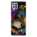 Odolné silikónové puzdro iSaprio - Dark Flowers - Samsung Galaxy A42