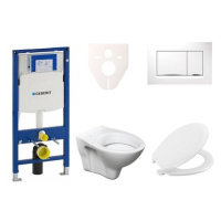 Cenovo zvýhodnený závesný WC set Geberit do ľahkých stien / predstenová montáž + WC S-Line S-lin