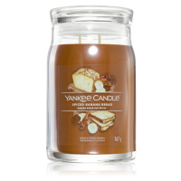 Yankee Candle Massachusetts USA Vonná sviečka Yankee Candle Spiced Banana Bread Signature Veľká 