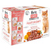 Kapsičky Brit Care Cat Flavour box filety v omáčke Multi 12x85g