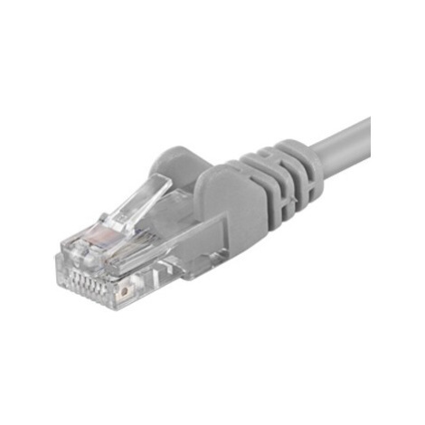 PremiumCord Patch kábel UTP RJ45-RJ45 CAT6 15m šedý