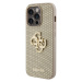 Guess PU Perforated 4G Glitter Metal Logo Apple iPhone 14 Pro GUHCP14LPSP4LGD Gold