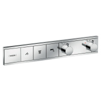 Hansgrohe RainSelect, batéria pod omietku na 3 spotrebiče, chrómová, HAN-15381000