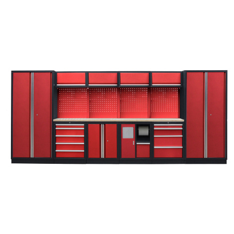 Kvalitný PROFI RED dielenský nábytok - 4535 x 2000 x 495 mm - RTGS1301AE AHProfi