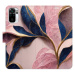 Flipové puzdro iSaprio - Pink Leaves - Xiaomi Redmi Note 10 / Note 10S