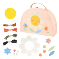 Kreatívna súprava Flower Embroidery Suitcase – Meri Meri