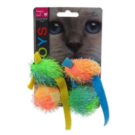 Hračka Magic Cat myš a guľa s catnipom 5cm 4ks