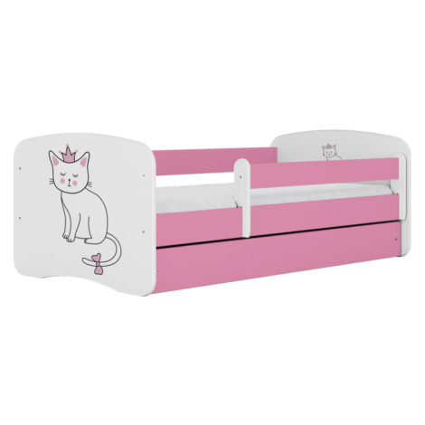 RAUMHIRSCH FURNITURE DETSKÁ posteľ Mačka so zásuvkou 140/70 80/61/144