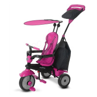 Trojkolka smarTrike Glow 4v1 Touch Steering Black&Pink 6402200 ružovo-čierna