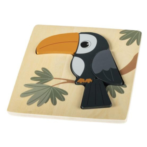 Drevené puzzle malé, Toucan Zopa