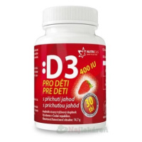 NUTRICIUS Vitamín D3 pre deti 400 IU, 30 ks