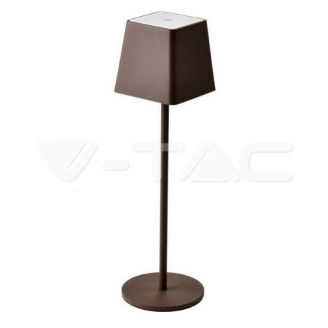 2W stolová lampa Corten IP54 3000K VT-7563 (V-TAC)