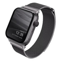 Remienok UNIQ strap Dante Apple Watch Series 4/5/6/SE 40mm. Stainless Steel graphite (UNIQ-40MM-