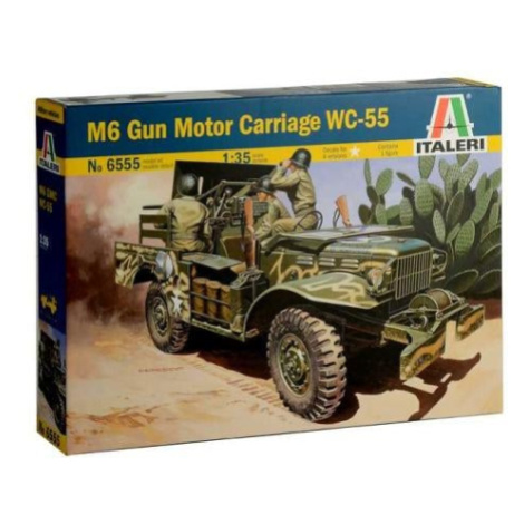 Model Kit military 6555 - M6 GUN MOTOR CARRIAGE WC-55 (1:35)