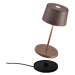 Zafferano Olivia mini 3K dobíjacia stolová lampa corten