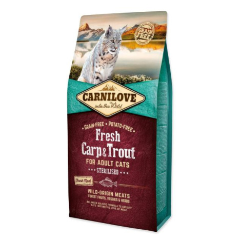 Krmivo Carnilove Cat Fresh Sterilized Carp & Trout 6kg