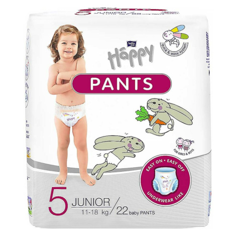 BELLA HAPPY Pants Junior naťahovacie plienkové nohavičky 22 ks