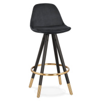 Čierna barová stolička Kokoon Carry Mini, výška sedenia 65 cm