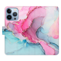 Flipové puzdro iSaprio - PinkBlue Marble - iPhone 13 Pro