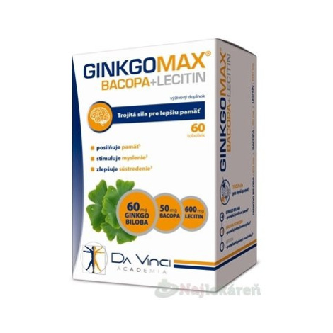 GinkgoMAX Bacopa+Lecitin DaVinci Academia 60 tabliet