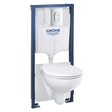 Cenovo zvýhodnený závesný WC set Grohe do ľahkých stien / predstenová montáž + WC Grohe Bau Cera