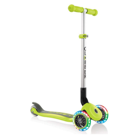 Globber Kolobežka Primo Foldable Lights Lime Green