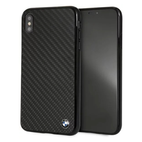 Kryt BMW - Apple iPhone XS Max Siganture-Carbon Hardcase - Black (BMHCI65MBC)