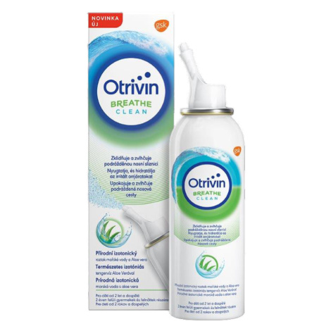 OTRIVIN Breathe Clean Aloe vera izotonická morská voda na čistenie nosa 100 ml