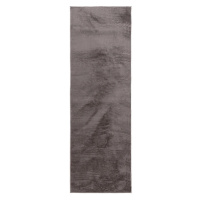 benuta UMELÉ kožúškové koberce Furry Šedá 80x250 cm