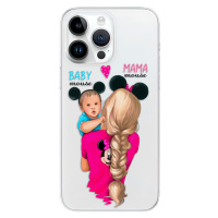 Odolné silikónové puzdro iSaprio - Mama Mouse Blonde and Boy - iPhone 15 Pro Max