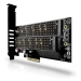 AXAGON PCEM2-D, PCIe x4 - M.2 NVMe M-key + SATA B-key slot adaptér, vrátane. LP