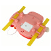 mamido Interaktívny Ružový Volant - Multifunkčný Simulátor Jazdy