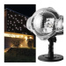 LED dekorativní projektor Amos vločky studená bílá