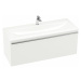 Kúpeľňová skrinka pod umývadlo Ravak Clear 80x38 cm biela X000000757