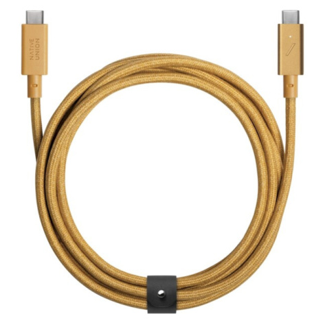 Native Union Belt Cable Pro USB-C 240W nabíjací kábel, 2,4m, béžový