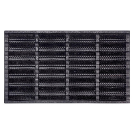 Rohožka Mix Mats Brushes 105648 Black Rozmery kobercov: 45x75 Hanse Home